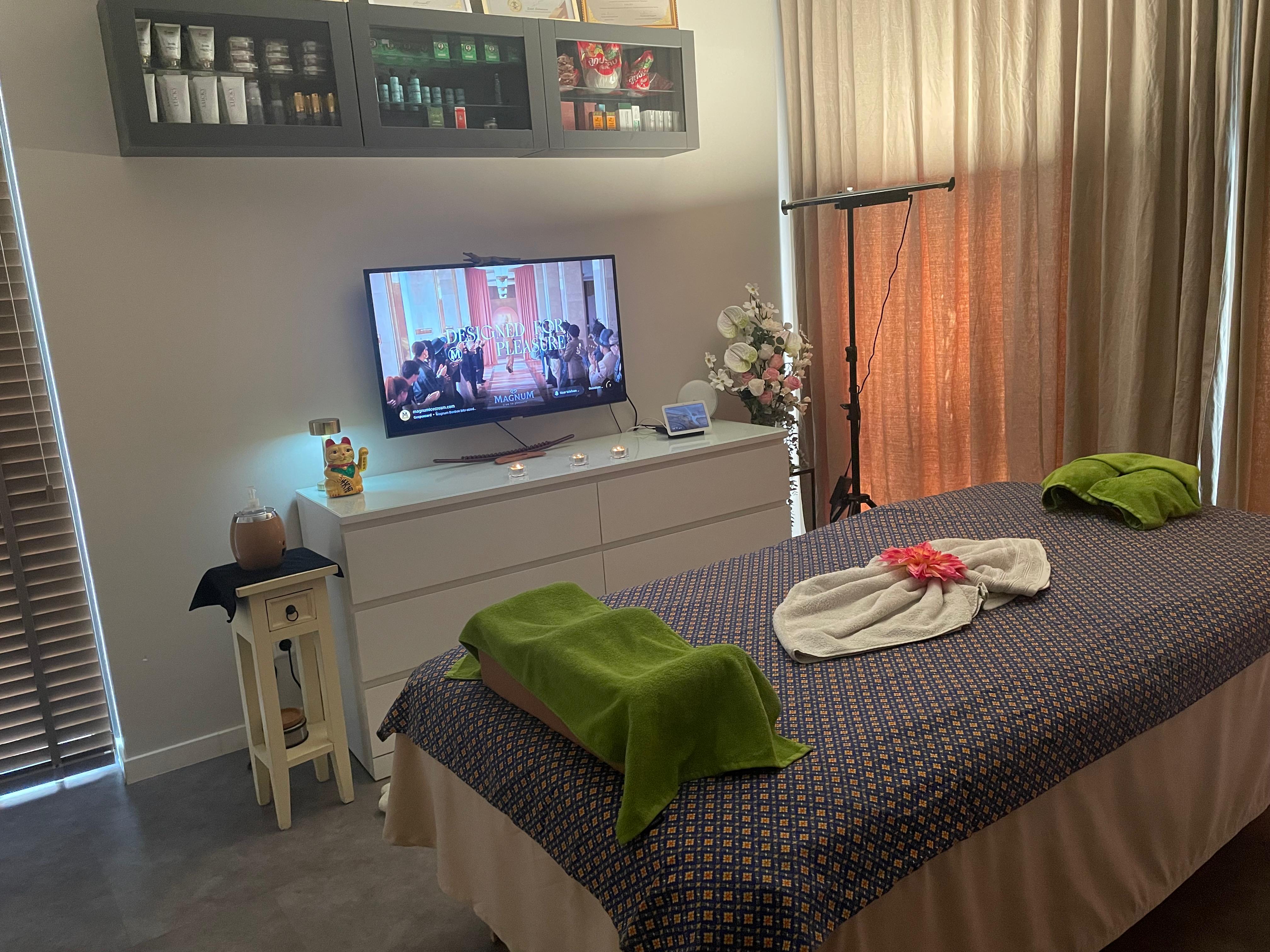 Rustige behandelkamer van Sunshine Massage Salon in Veghel